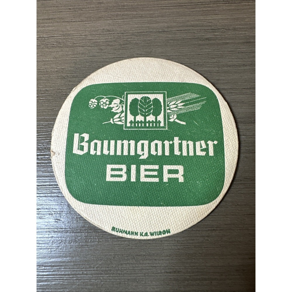 Vintage Beer‎ Coaster Baumgartner Bier